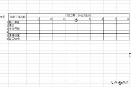 工程施工计划进度表模板图片  工程施工计划进度表模板图片